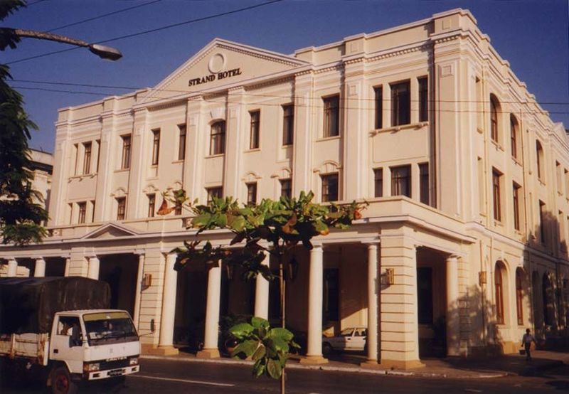 Back along the Strand, this is the city's famous colonial hotel. It spent two generations slowly decaying after the British left Burma in 19