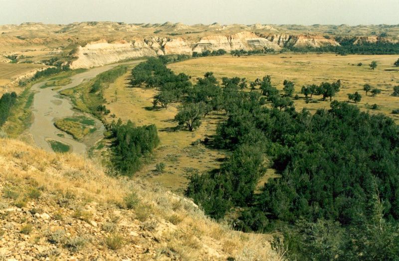 Even within the badlands, there are patches of prime ranch country, especially along the river.