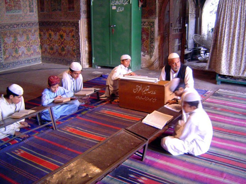 The mosque is actively used as a madrasa.