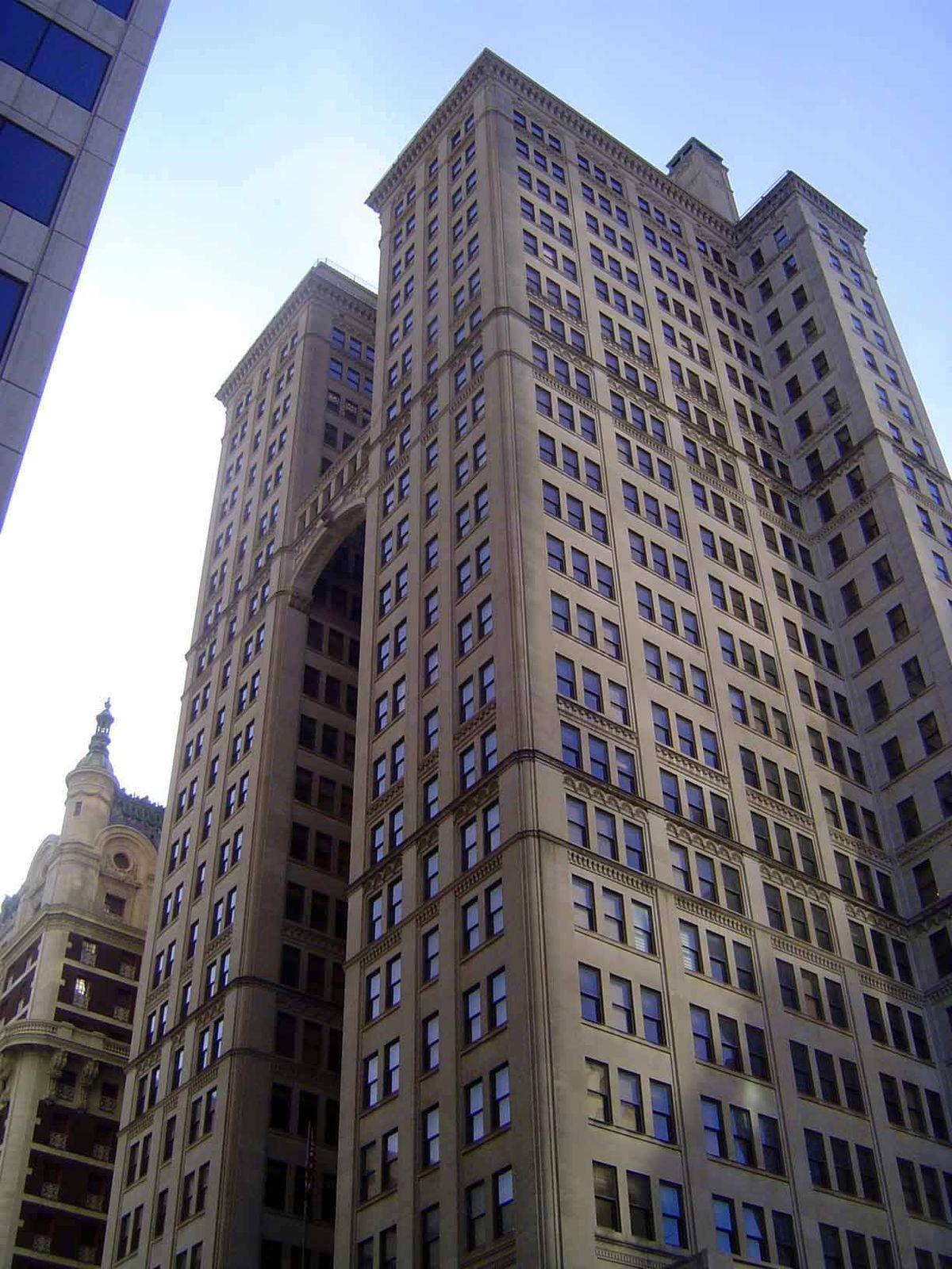 Another view of the Magnolia, next to the Adolphus—recognizable from the beer stein up top.