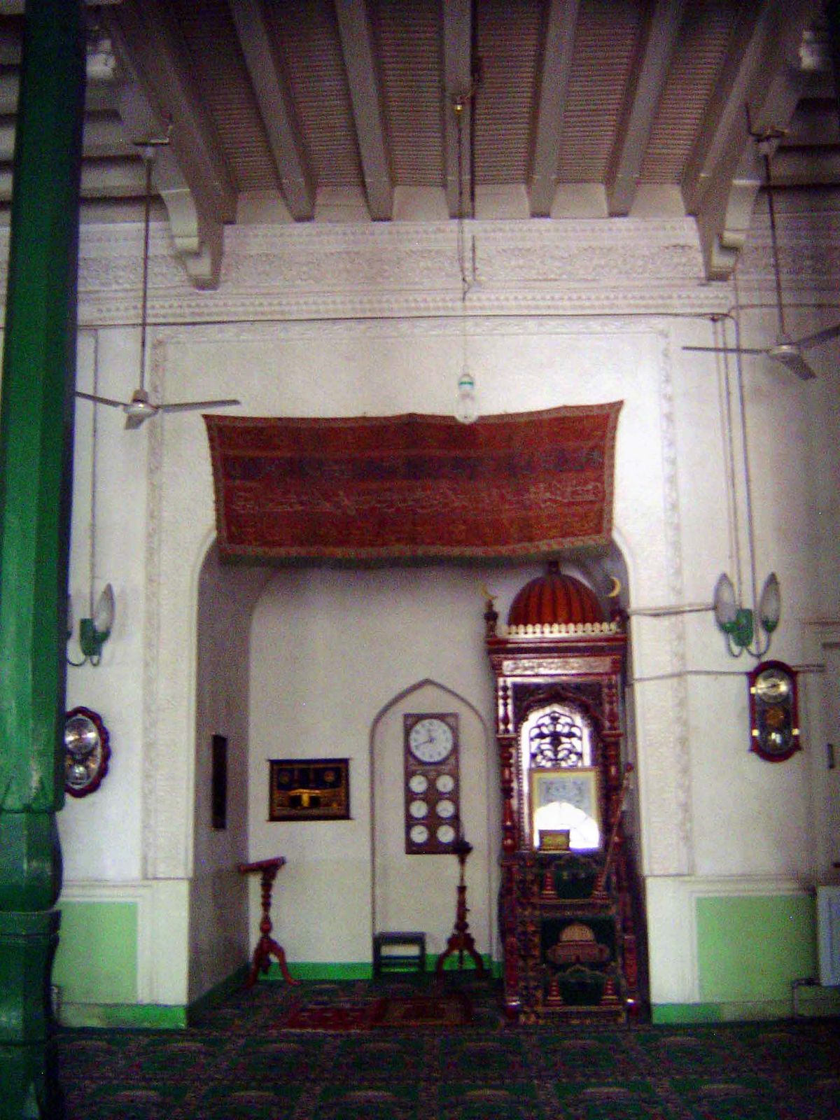 Tick-tock, tick-tock. One wonders how the Muslim world functioned in the days before clocks; certainly no self-respecting mosque today does 