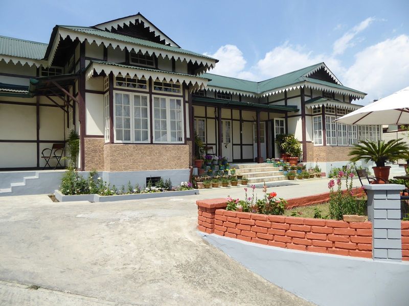 This old house is now the Cafe Shillong B&B.