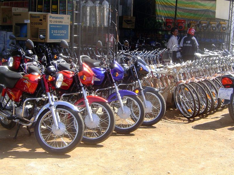 There's enough money for motorcycles and bicycles, too.