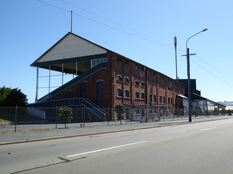 The Forbury Park Raceway stands.