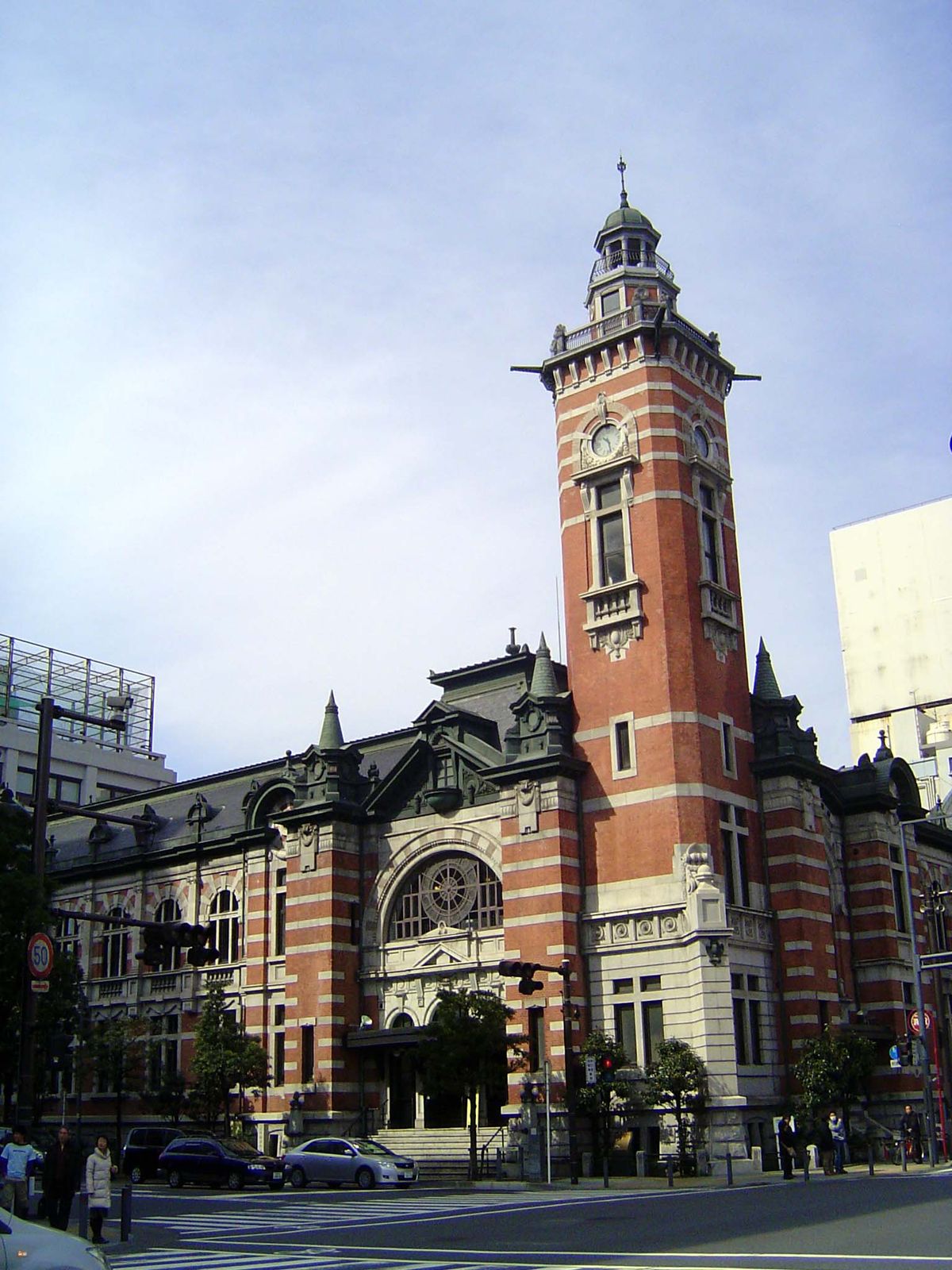 The city's first icon, the Port Opening Memorial Hall, from 1917.