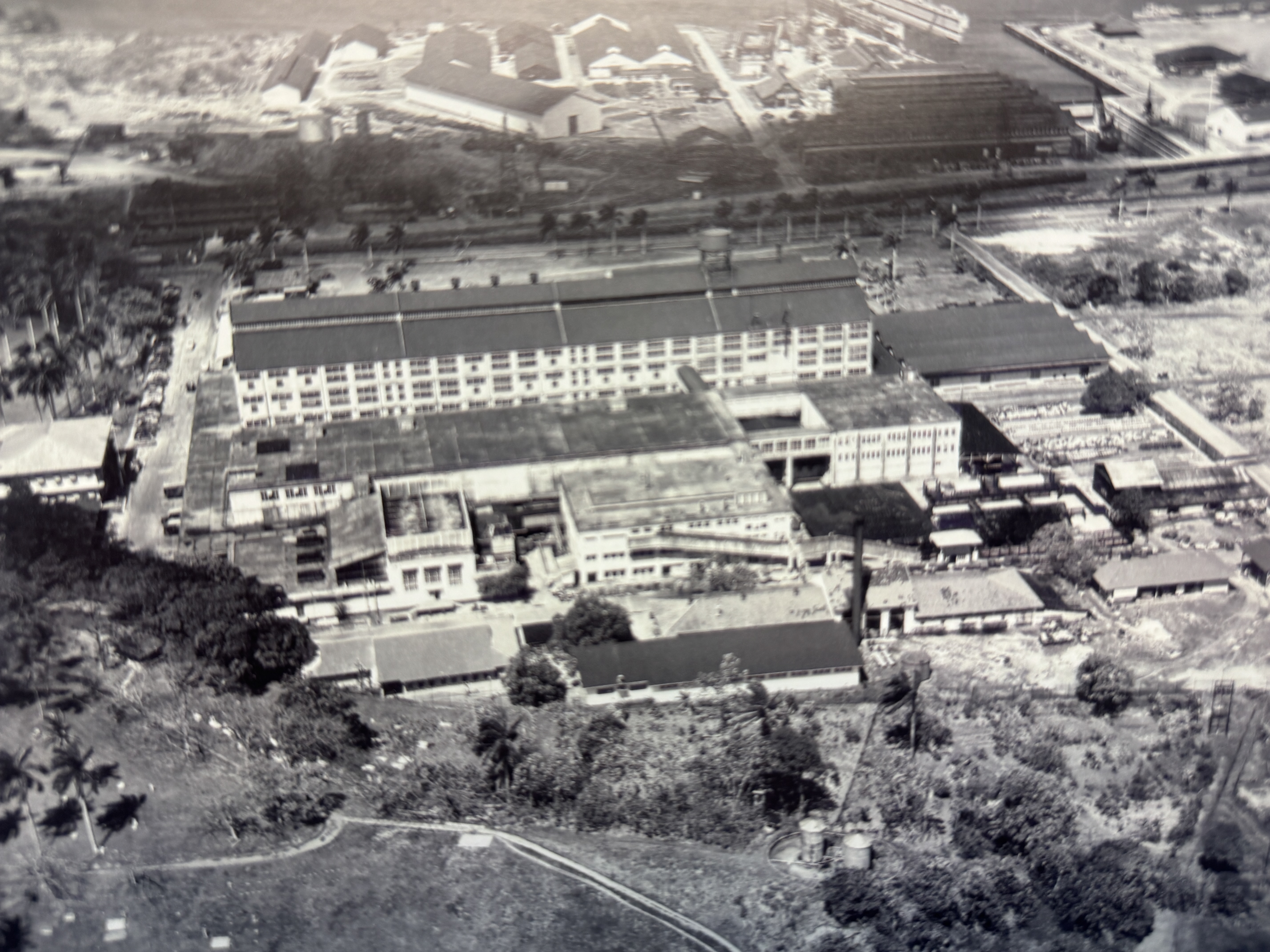 An edge of the cemetery appears here at the lower left, next to the Canal Zone commissary warehouse built in 1905 or 1906.  This was the per