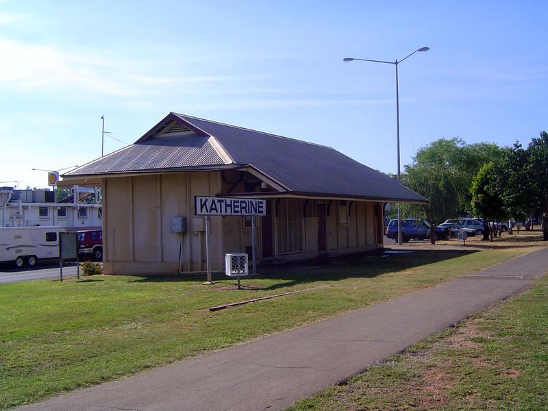 The former railway station.