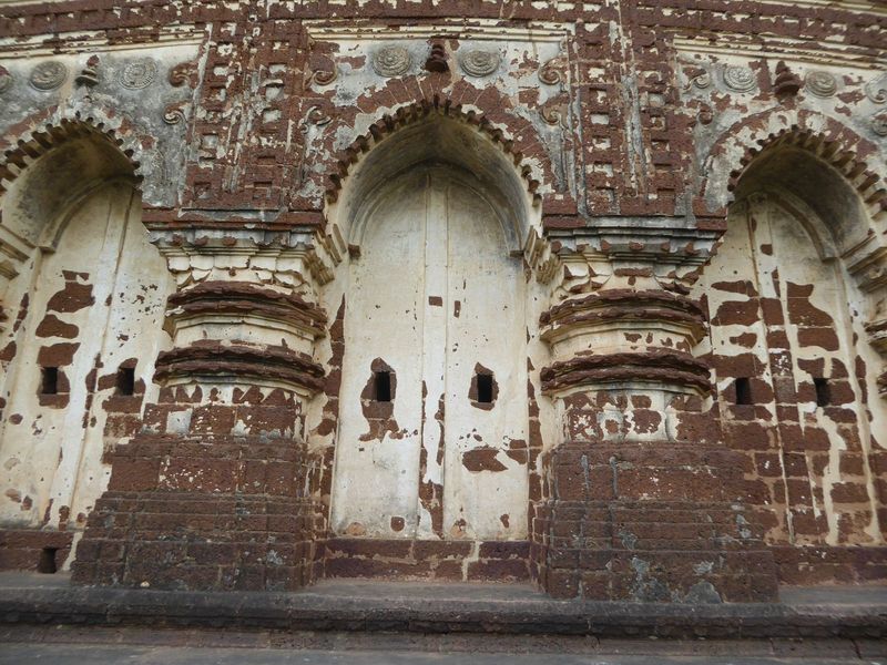 The north side has the blind entrances I've mentioned before but never shown.