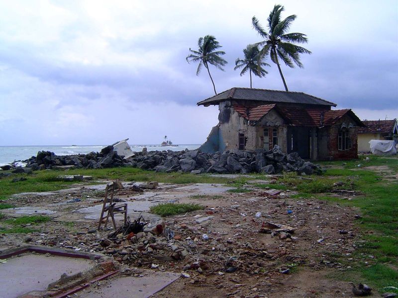 Although the buildings inside the fort were not damaged by the tsunami of December 26, 2004, buildings outside were decimated, even when mad