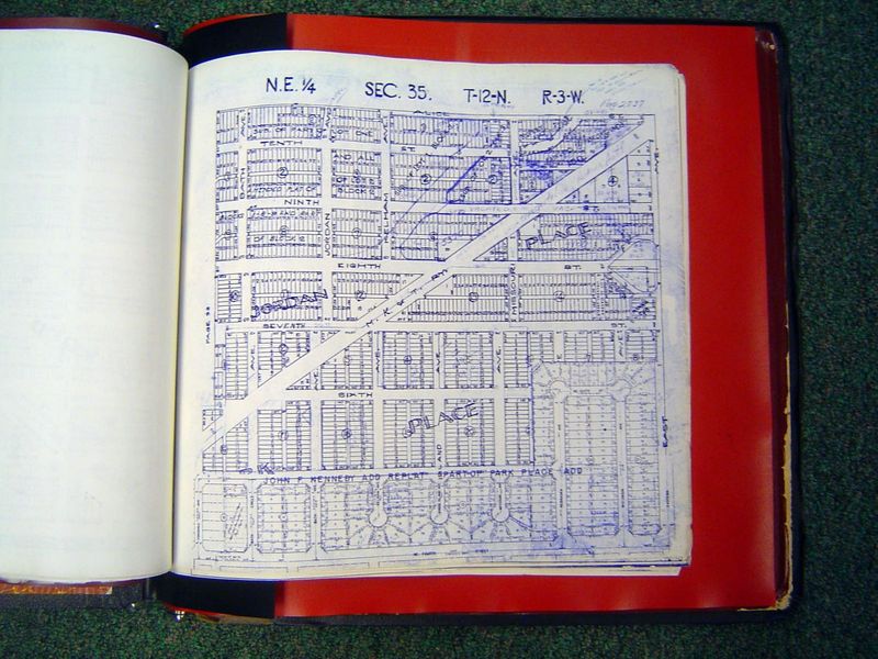 Those homes are all along the cul-de-sacs shown here at the bottom of the map, in the Kennedy Addition.