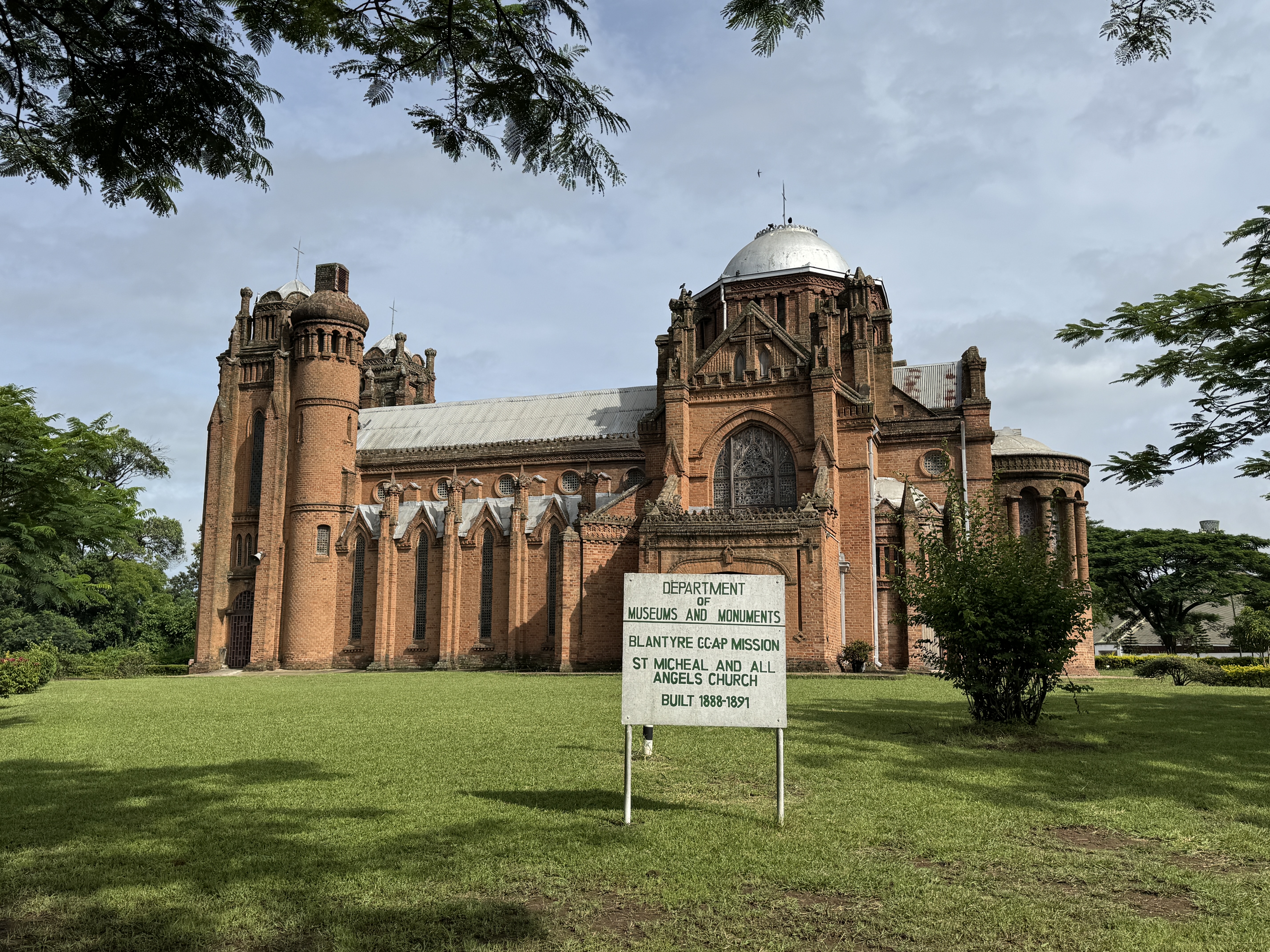 The most famous certainly the most photographed church is this one in Blantyre.
