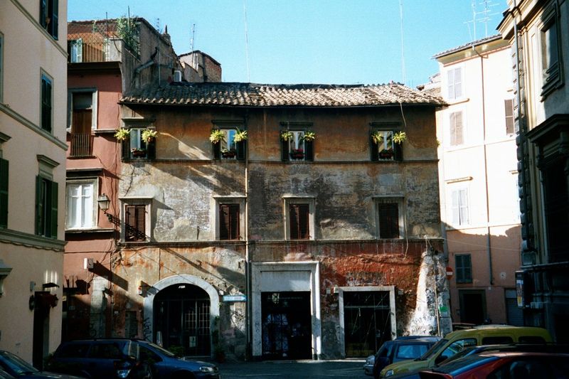 A house on the Piazza del Gesu, off Corso Vittorio Emmanuel.