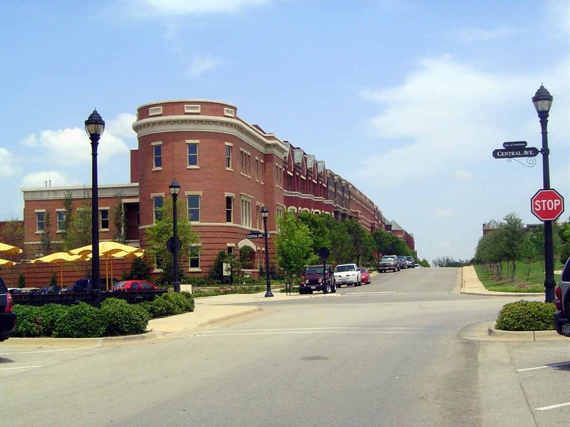 A couple of hundred yards to the east are these townhouses.