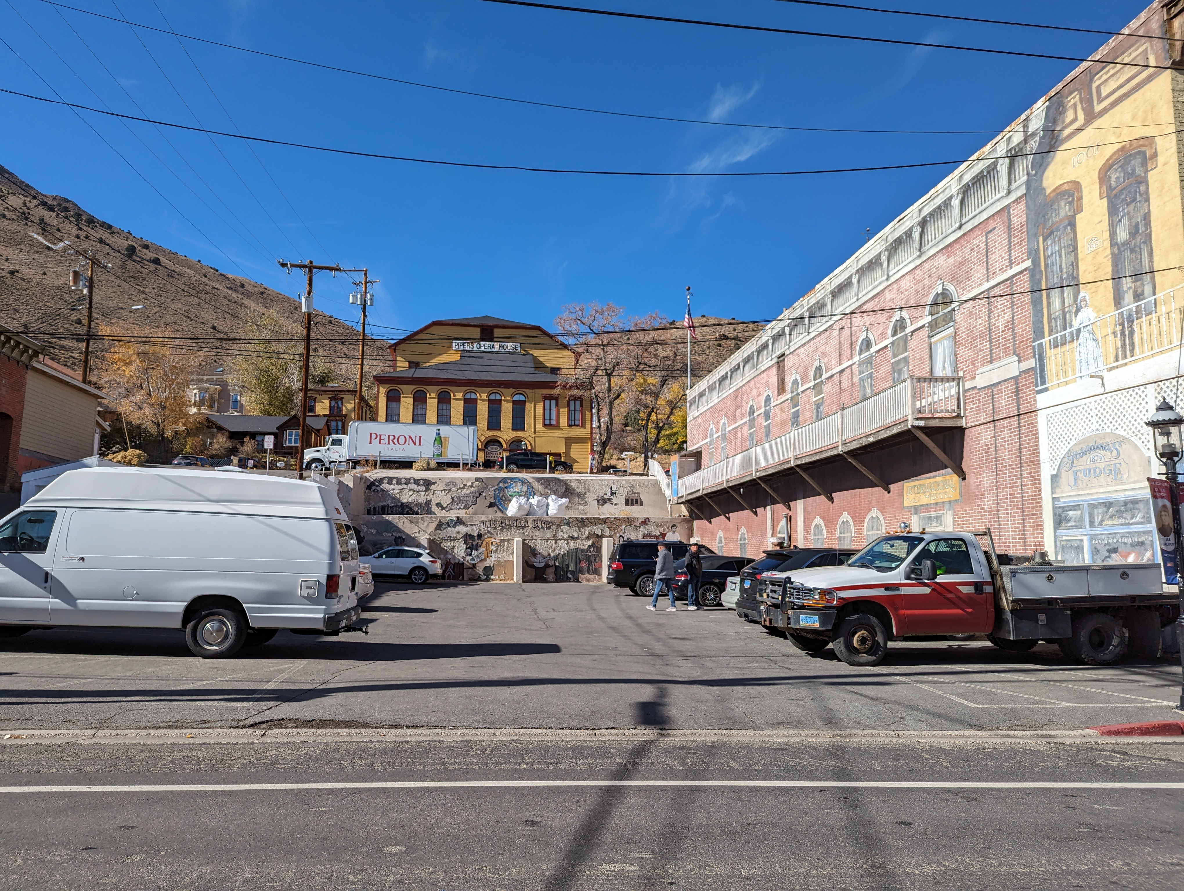 The town's fanciest private structure was the 6-story International Hotel, built after the fire but burned again in 1914.  Nobody's been bra