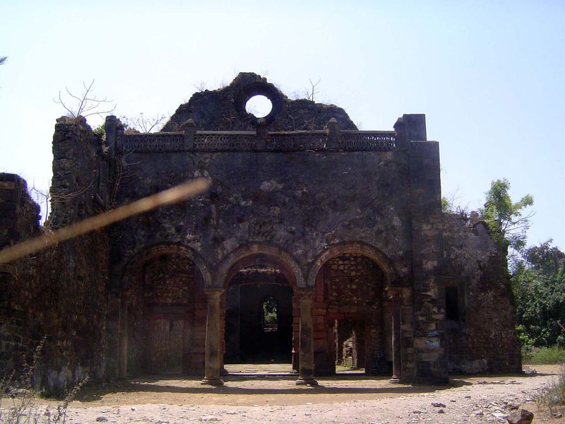 The view from the street.