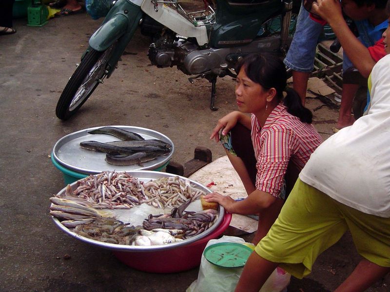 Seafood in abundance.
