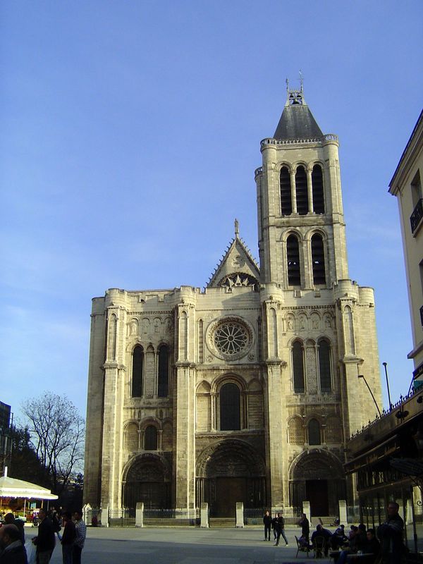We begin at St. Denis, the church where most French kings are buried. It's five miles north of the Louvre in the very gritty municipality of