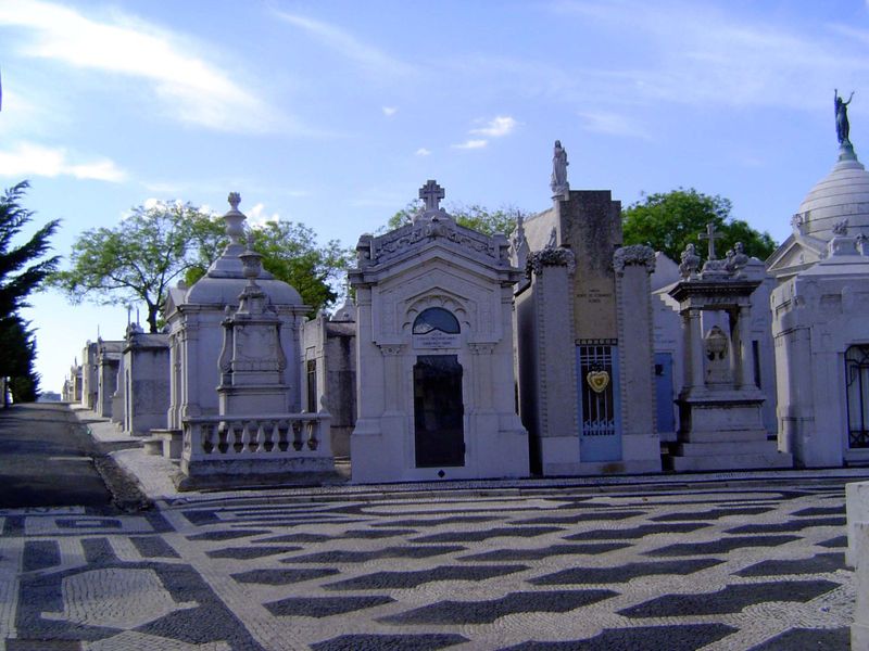 A couple of miles away, there's a commoner's cemetery, crowded as everyone vies for recognition in proportion to their means.