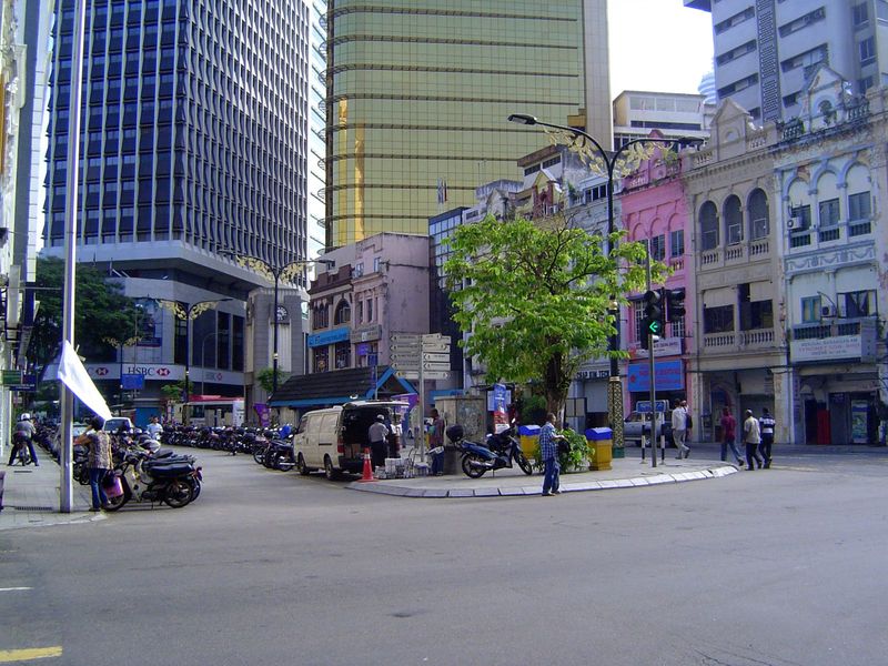 More shophouses, only a block away at the Old Market, now Medan Pasar. The American W.T. Hornaday visited in 1878 and saw a simpler place. "