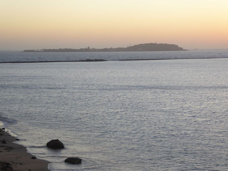 Oh, why not: dawn over Gorée.