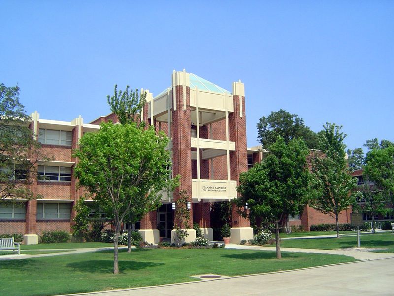 Still another, the Education Building. About 2010 it was much improved by the addition of a useless entrance equipped with a non-ringing bel
