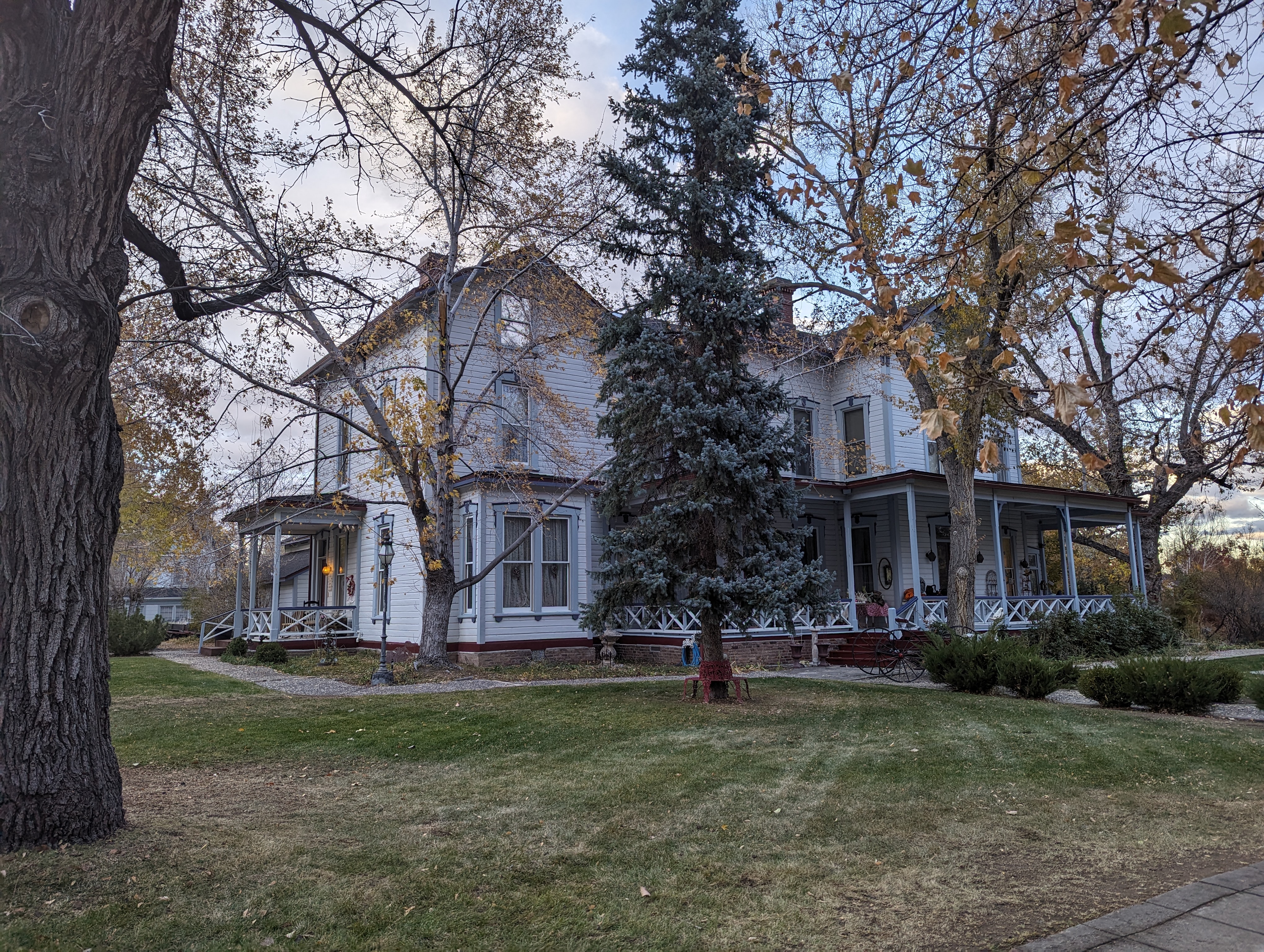 Maybe the biggest wooden house in Carson City, this was built by a 19th century lumberman who more or less butchered the forests around Lake