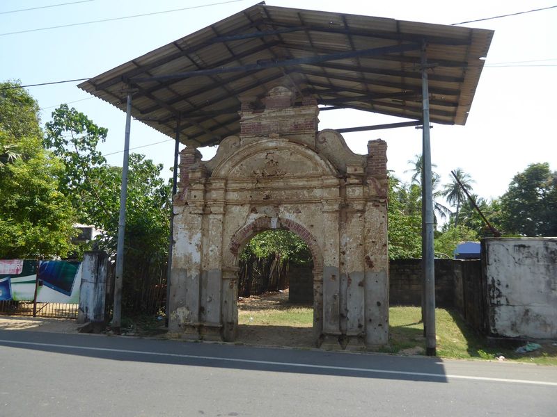 The formula originated here, at the Cankilian Thoppu or Cankilian Gateway to the palace of Cankili II r. 1617-1619. Cankili was taken to Goa