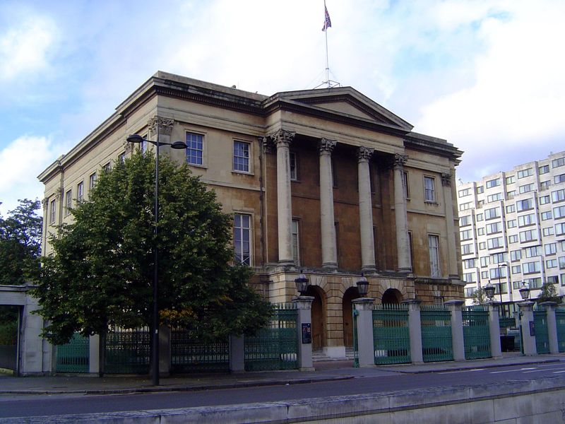 Closer to town but equally remote from most lives, this is Apsley House, or No. 1 London. It was built in the 1770s by Robert Adam for Lord 