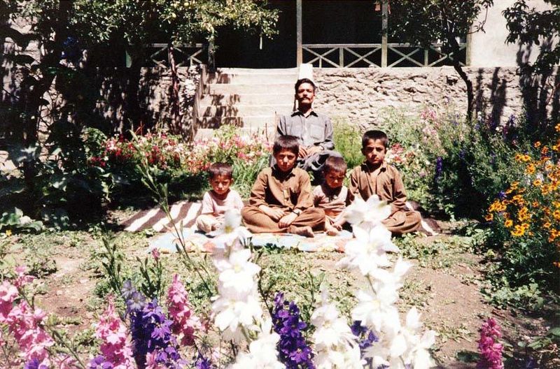 Father and sons. Any question about which is the eldest? Their father said the valley provided everything one could want—food, water, and wo