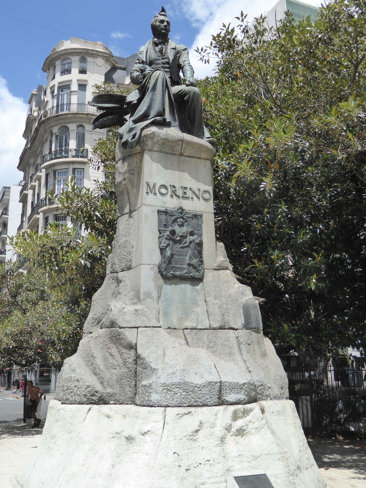 Watching the protest: Mariano Moreno, remembered as the founder of journalism in Argentina but politically active himself at a dangerous tim