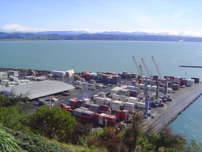 Here, in Napier, is where that product leaves the island. About a billion dollars NZ worth of meat, mostly lamb, heads out annually. Biggest