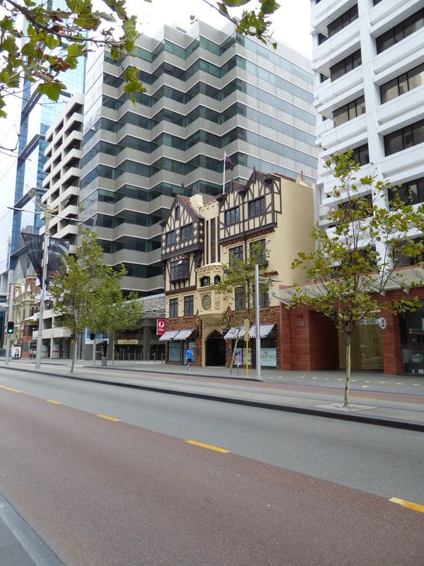 The sawtoothed building is now known as 66 St. George's Terrace. The owner is Investa Office Fund, which bought the building in 2012 for $82