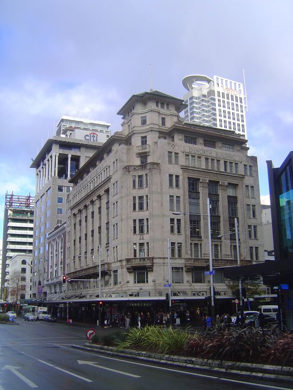 This is the Dilworth Building, opened in 1927 as an apartment house whose profits would fund student scholarships. In the war it served as U