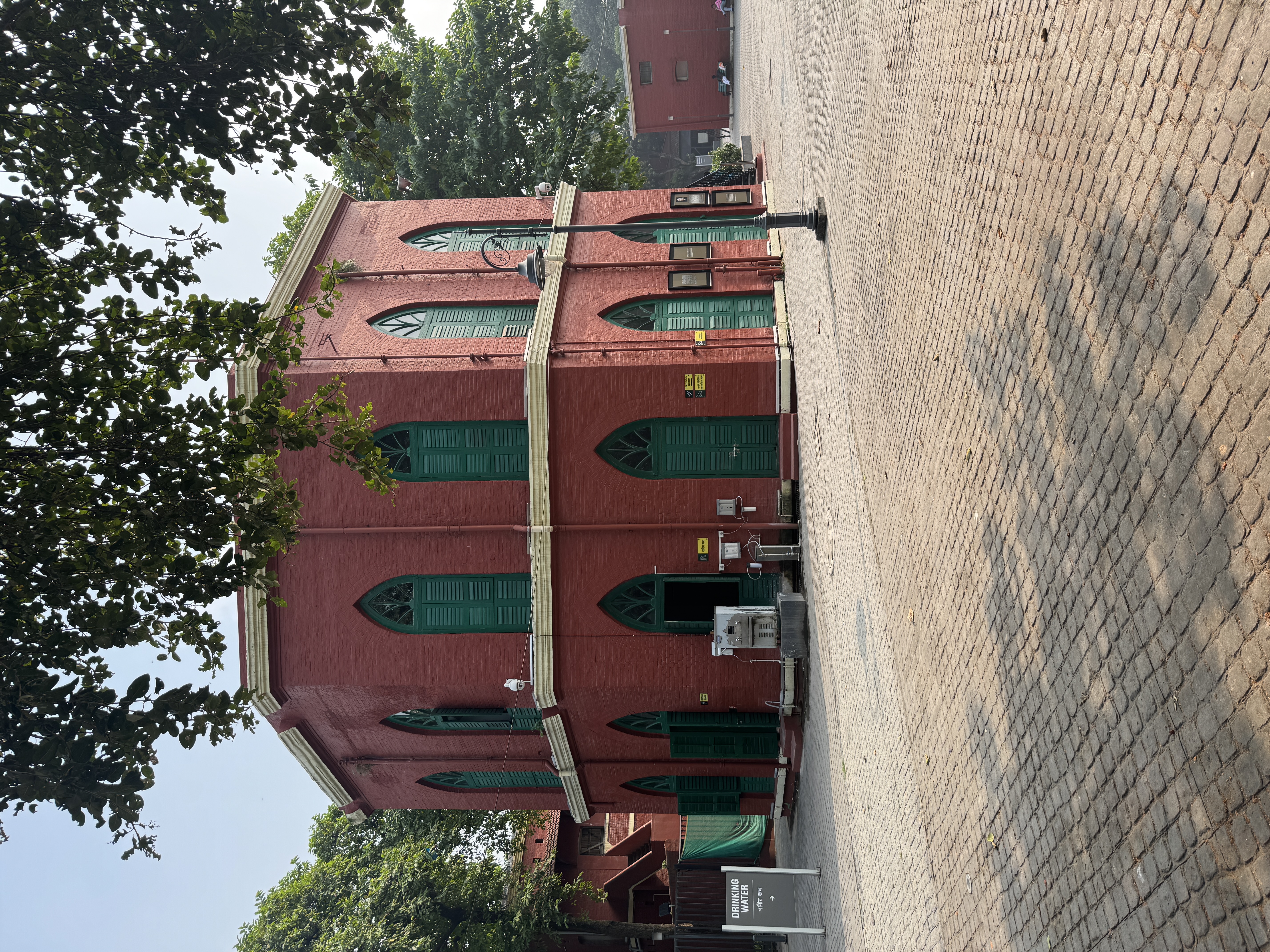 The prison opened about 1906 and closed in 2019.  It's now a museum.  Here is the now-modified central observation tower.