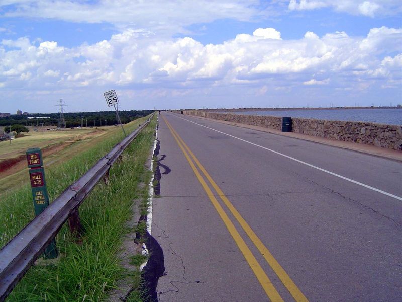 The dam was finished in 1944; it's named for Judge Robert Hefner, Oklahoma City's mayor from 1939 to 1947.