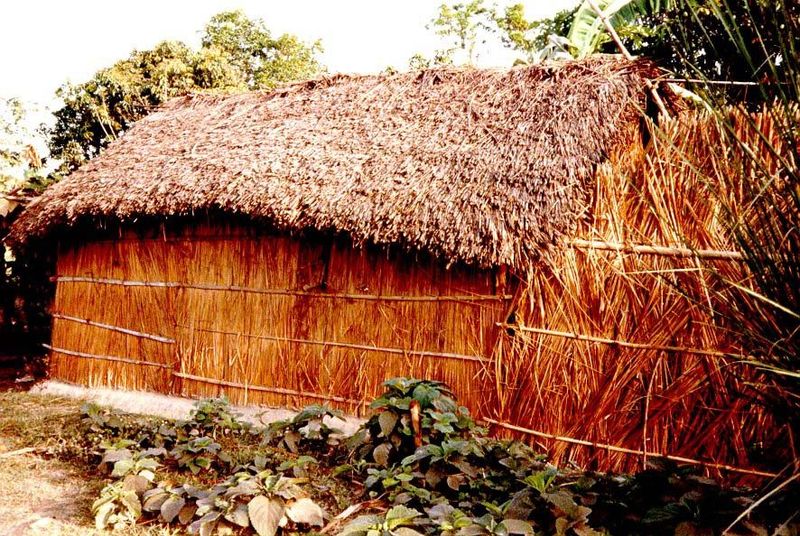 Nirad Chaudhuri wrote of house-proud Bengali peasants who took meticulous care of their homes, whether of thatch or mud. His memories were o