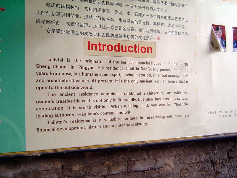 Tourism promotion.