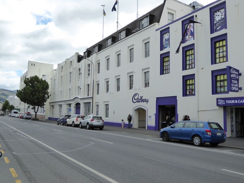 Willy Wonka's world headquarters no: it's just Cadbury's New Zealand operation. Chocolate production began in Dunedin with Richard Hudson in