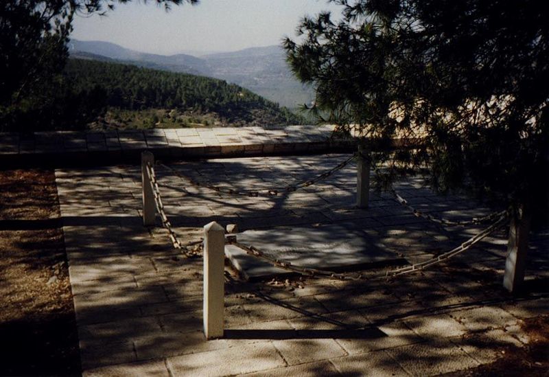 The city is famously surrounded by pine forests planted mostly after 1948 and often deliberately masking abandoned Palestinian terraces. The