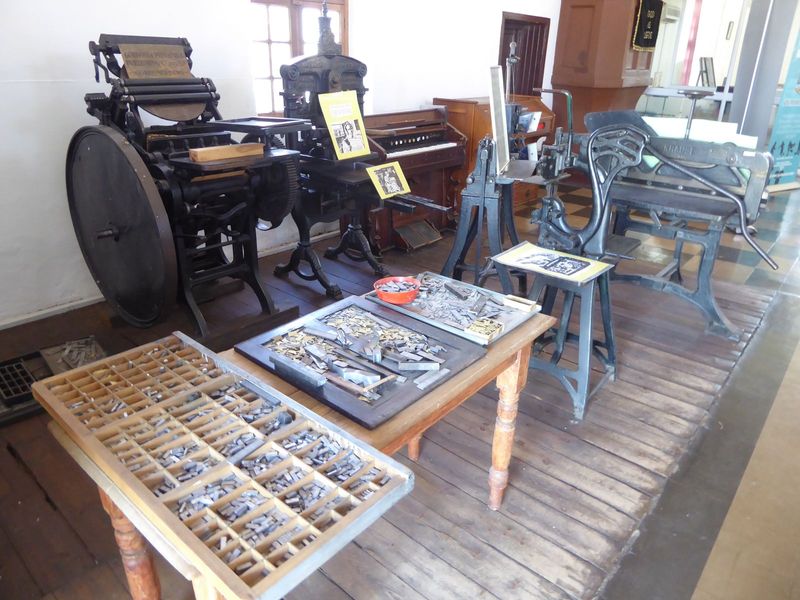 Job cases, platen press, paper cutter. What for, you ask?