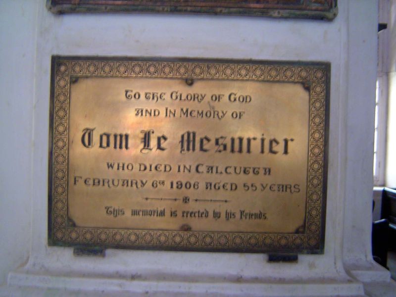 An unusual last name and perhaps related to the Cecil Le Mesurier who worked in the Ceylon Civil Service and established the village there k