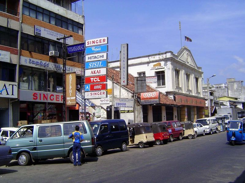 A good example is here, even though it's very easy to walk past without paying it any attention. Still, you can pick out the classical eleme