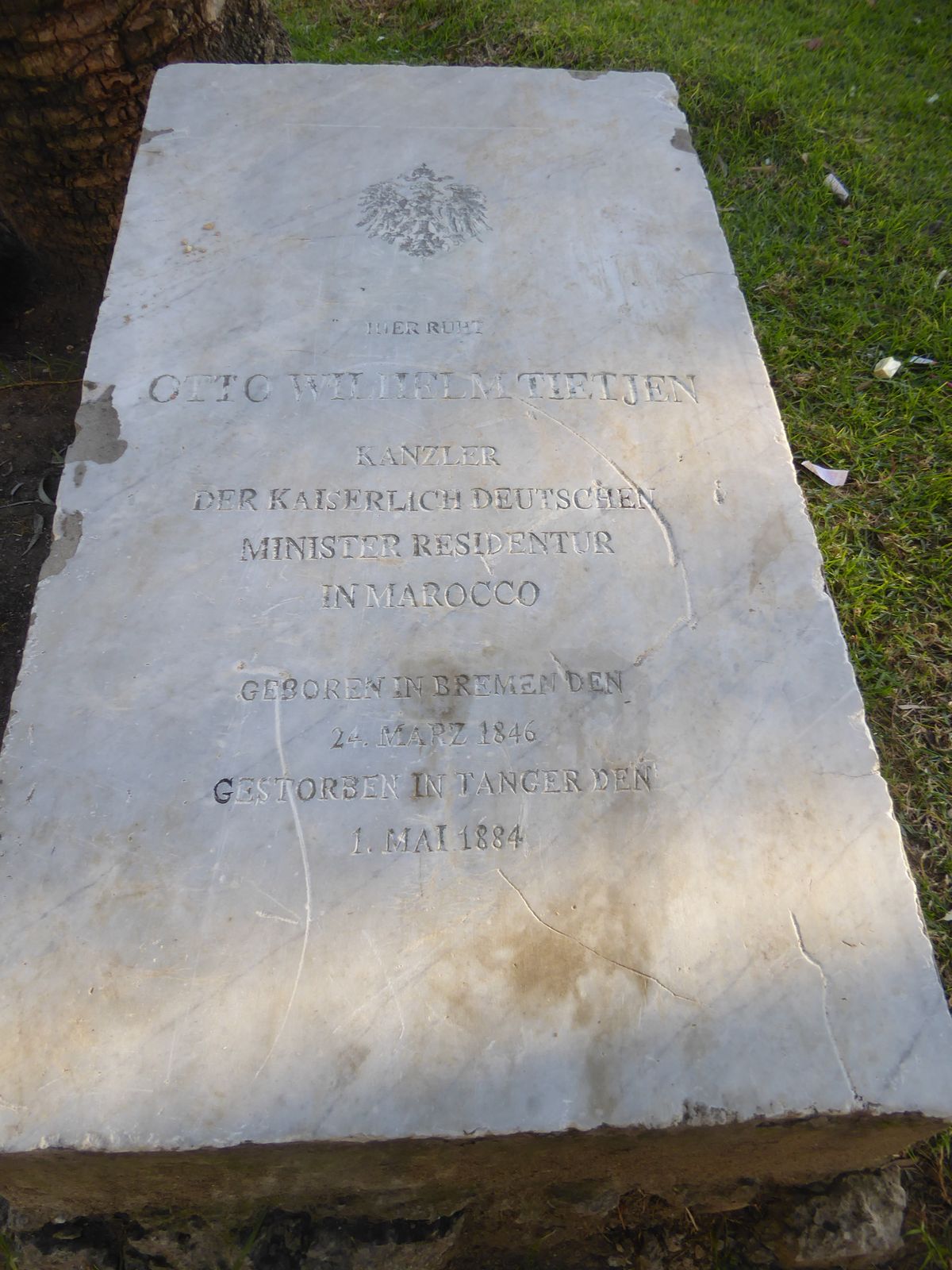 A German resident minister; it was a later visit of the kaiser to Tangier that prompted the European powers to make Tangier an international