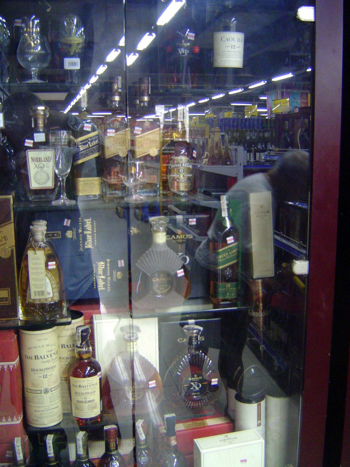 Top-shelf whiskey.