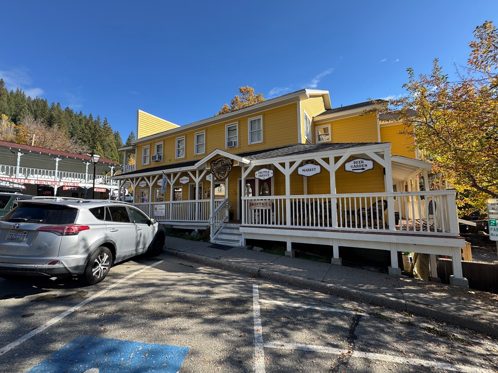 But come across the street and what do we have: another damned charcuterie, with parking spaces reserved for McLarens and Ferraris.  Yeah, I