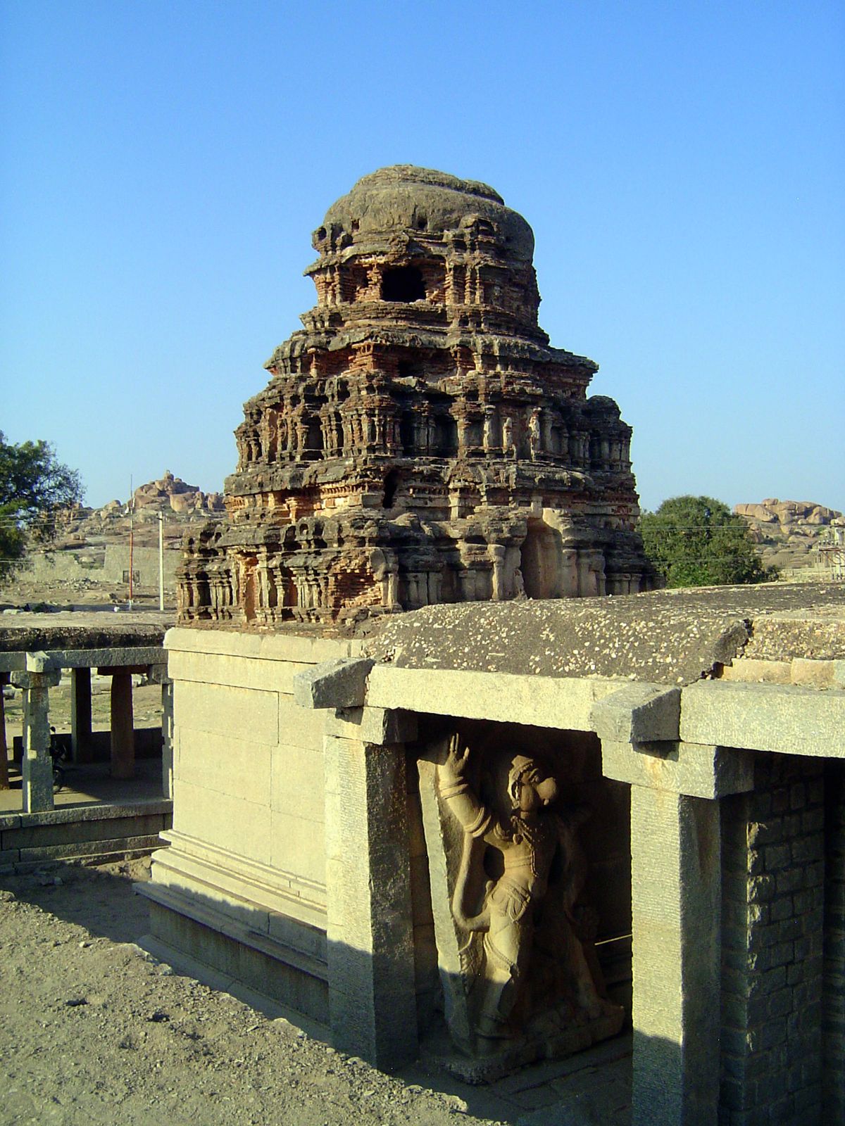 A different view, showing the temple's most remarkable feature.