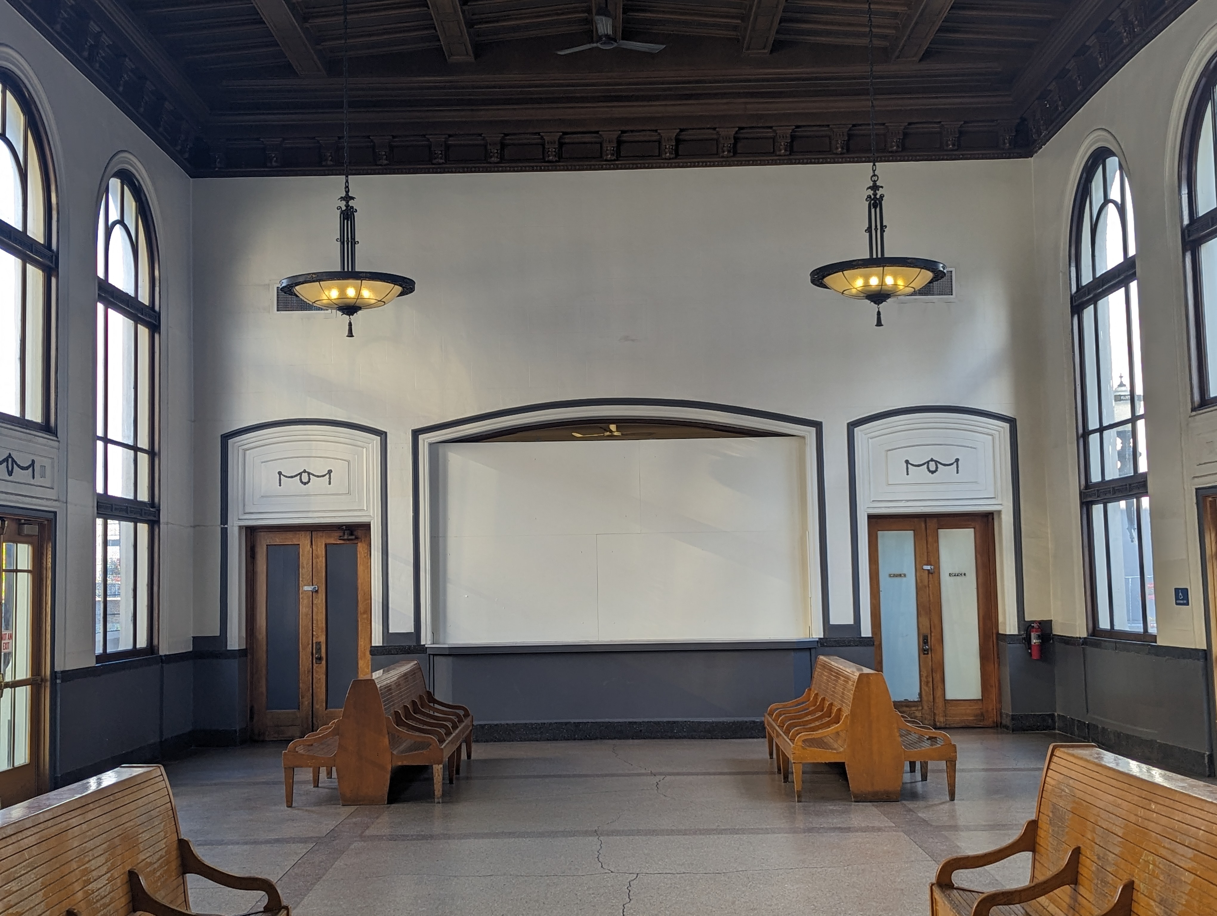 The waiting room is about as peaceful a public place as exists in Reno.  Thank the decline of passenger trains.