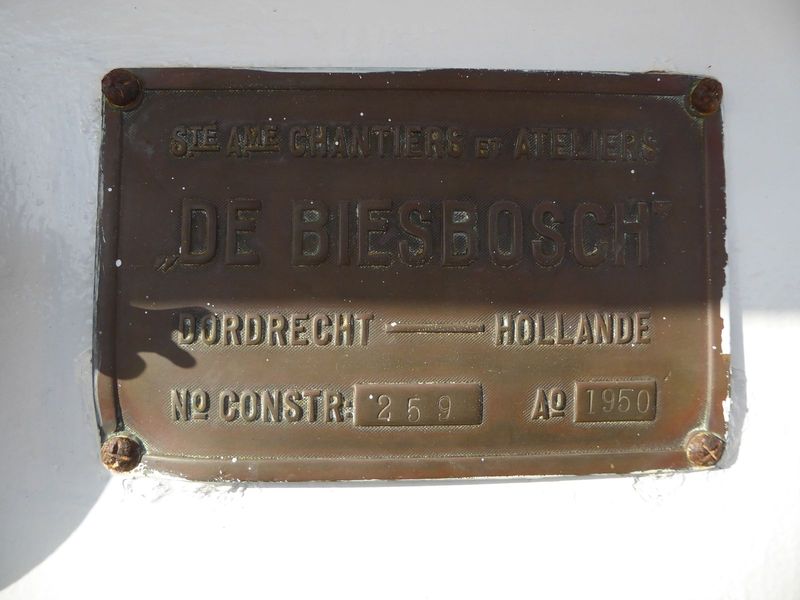 Builder's plate.