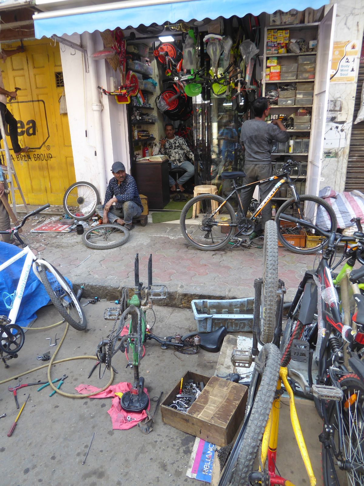 How about doing it on a bicycle? You only live once, right? The bike's in good shape.