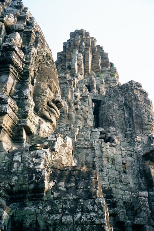 Until the 1920s, the Bayon was assumed to be a Hindu temple and the faces those of Shiva. An inscription found in 1925 revealed that it was 